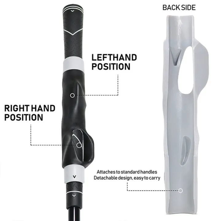 Golf%20Grip%20Training%20Aid%20Golf%20Club%20Handle%20for%20Swing%20Grip%20Trainer%20Left%20Right%20Hand%20Practice%20Aid,Black%20-%20Image%206