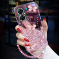 For VIVO Y27 Phone case Sparkling Star Moon Soft Silicone Transparent Butterfly + Crystal Chain For VIVO Y27 4G Phone casing.