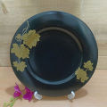 Exclusive Black beauty dinner plate  and half plate. 