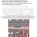 PBT Keycap 149 Keys CSA Profile Double Shot Keycaps for MX Keyboard 104 87 61 Melody 96 KBD75 ID80 GK64 SP84. 