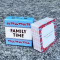 Table Card Game for Family Gatherings 50 Conversation Cards After Dinner Amusements Game Portable Camping and Holiday Games. 
