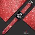 [autismaut] Suitable for Apple Watch Watchband Glitter Lady Couple Apple Watch Strap 1-8iwatch Strap. 