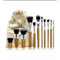 Bamboo Handle Brush Set - 11 pcs. 