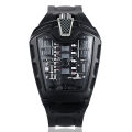 Poison sports car concept racing mechanical style six cylinder engine compartment creative watch men's trend fashion watch. 