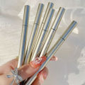 Ultra-thin Waterproof Liquid Eyeliner Korean Makeup Quick Dry Smooth Eye Liner Long Last Lower Eyelash Pen Cosmetics. 