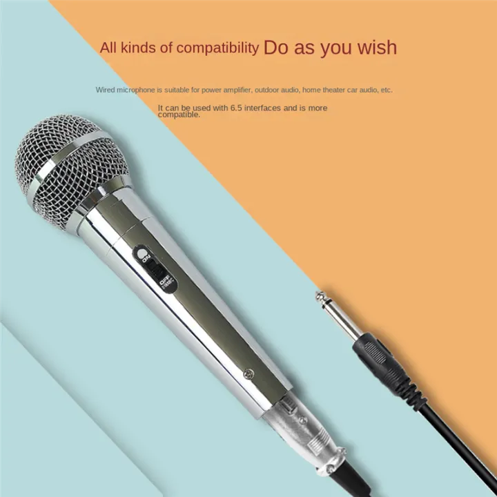 Professional%20Condenser%20Mic%20Plastic%20Wired%20Microphone%20KTV%20Singing%20Stage%20Performance%20-%20Image%203