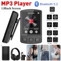 1.8Inch MP3 Player Portable Sport Clip Mini MP3 Player Bluetooth 5.2 Walkman HiFi Sound MP3 Music Player FM Radio/E-Book/Clock. 