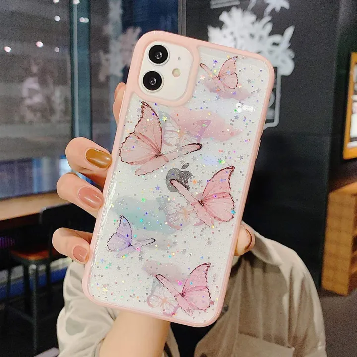 Butterfly%20Bling%20Clear%20Case%20for%20iPhone%2013%2012%2011%20Pro%20X%20XS%20Max%20XR%206%207%208%20Plus%20Glitter%20Case,Cute%20Butterflies%20Design%20Soft%20Slip%20Resistant%20Protective%20Phone%20Case%20Cover%20casing%20iphone%2011%20case%20iphone%2013%20pro%20max%20casing%20iphone%20case%20-%20Image%204