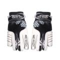Football Hand Gloves - Black and White. 