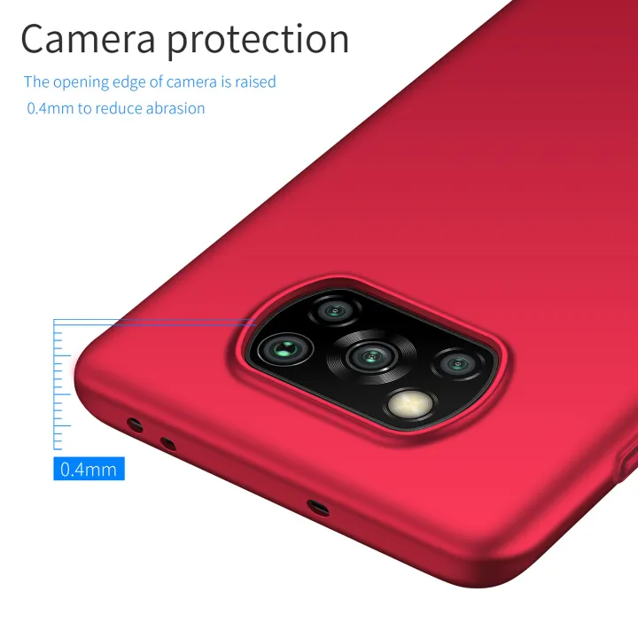 For%20Xiaomi%20Poco%20X3%20NFC%20Ultra%20Thin%20Matt%20Finish%20Anti-Fingerprint%20Rubberised%20PC%20Hard%20Back%20Shell%20Case%20Cover%20-%20Image%204
