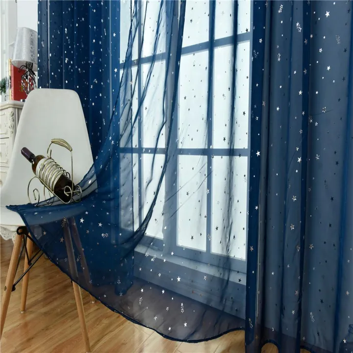 Star%20Print%20Tulle%20Curtains%20Window%20Drapes%20Sheer%20Purdah%20for%20Home%20Living%20Room%20-%20Image%206