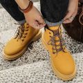 Martin Boots Men's Fall/Winter 2024 British Style High-Top Couple Rhubarb Boots Desert Workwear Vintage Ankle Boots Biker Boots. 