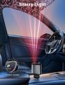 4-In-1 telescopic car charger, with 2 USB ports, 180 ° adjustable plug, built-in TYPE-C/IOS telescopic cable, length 80 cm.