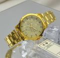 Golden Watch For Men/Analog Men's Luxury Stainless Steel Watch for Men.