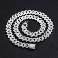 [ New ] Xuan Di Men's Necklace 15mm Exaggerated Diamond Geometric Hipster Hip Hop Ear Accessories Daikin Chain Necklace. 