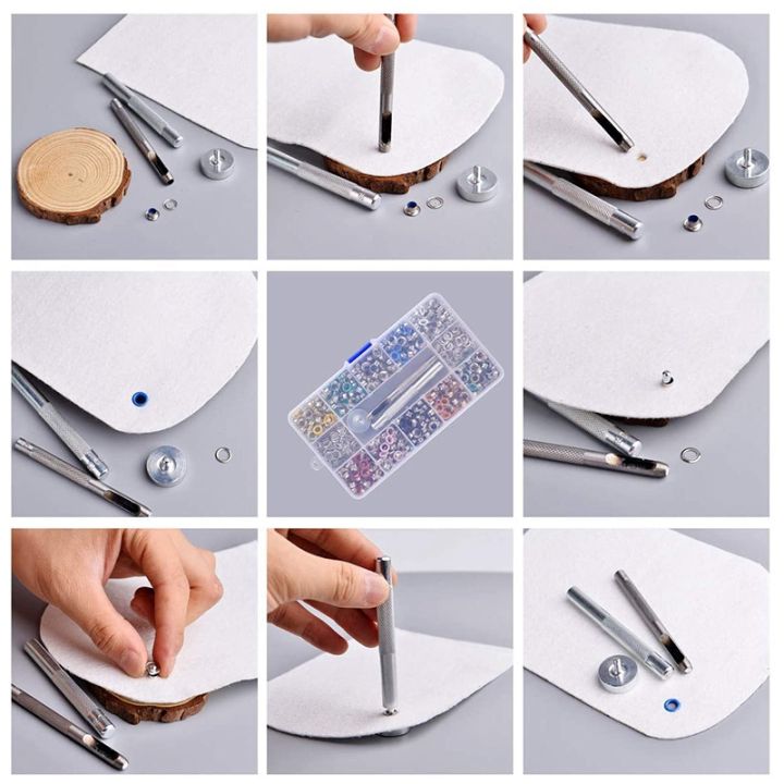 Practical%20Product%203/16Inch%20400Pcs%20Eyelets%20Kits%20Grommet%20Sets%20for%20Shoes%20Clothes(4%20Colors)%20-%20Image%204