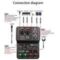 LKPCIGCXM 2X TEYUN Q-12 Sound Card Audio Mixer Sound Board Console Desk System Interface 4 Channel 48V Power Stereo Computer Card. 