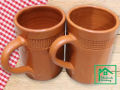 Clay mug pottery mug, tea and coffee mug. Clay mug pottery mug handmade. Clay mug 1 piece's mug. Organic Brown color. 