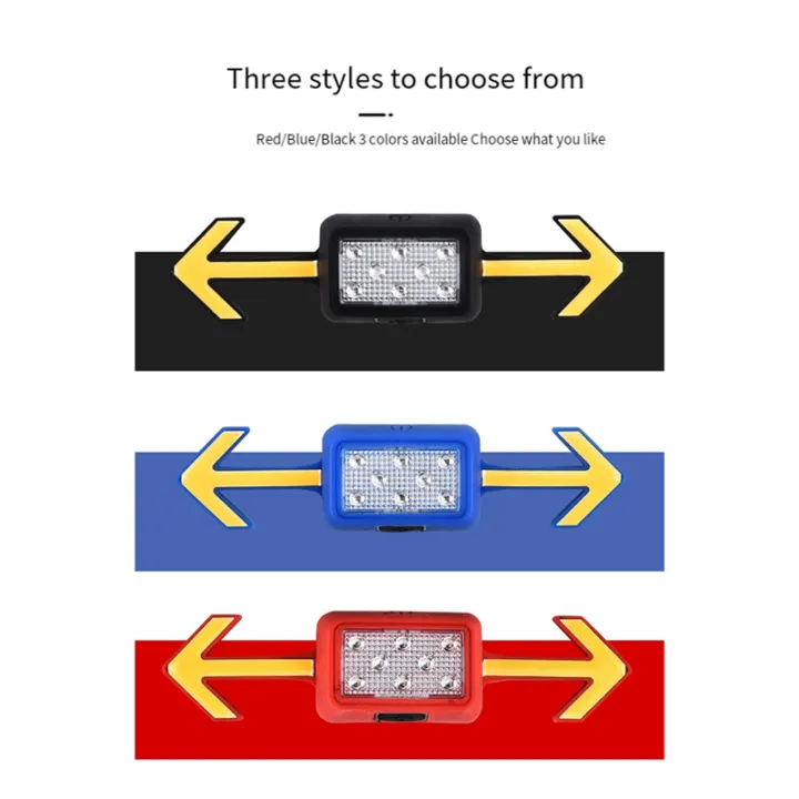 Bicycle%20Helmet%20Light%20Taillight%20Rechargeable%20Turn%20Signals%20Light%20Wireless%20Remote%20Mountain%20Road%20Bikes%20Scooter%20Parts%20Red%20-%20Image%203