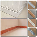 3D Skirting Sticker Foot Lines PVC Self-Adhesive Frame Wall Sticker Waterproof Stickers DIY Home Kitchen Background Decoration.