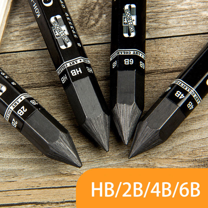 Koh-i-noor%201Pcs%20Graphite%20Rod%20Pencil%20Sketch%20Drawing%20Shading%20Graphite%20Stick%20Pencil%20Lead%20Black%20Square%20HB%202B%204B%206B%20Art%20Supplies%20-%20Image%203