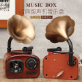 YL2052 Retro Voices Music Box Foreign Trade Ali Trade Cross -border Creative Decoration Swing Box. 