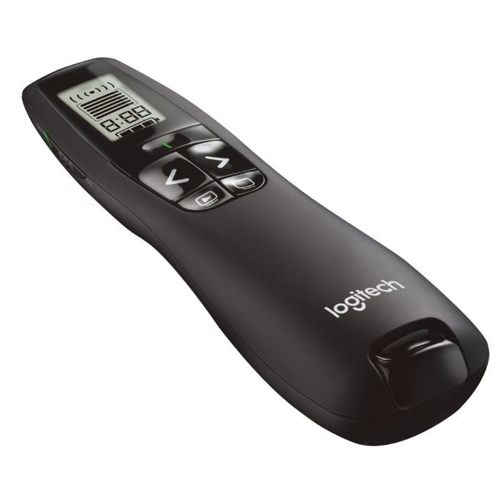 Logitech%20Professional%20Presenter%20R800,%20Wireless%20Presentation%20Clicker%20Remote%20with%20Green%20Laser%20Pointer%20and%20LCD%20Display%20-%20Image%205