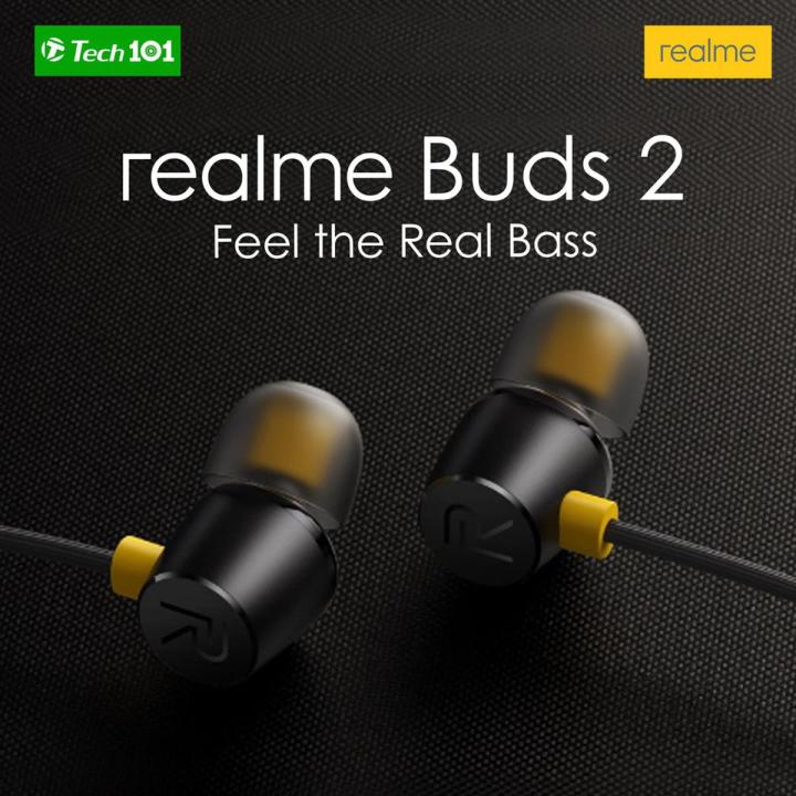 Realme Buds 2 heavy bass & mic 3.5MM In-Ear Earphones