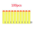 50/100Pcs 7.2cm EVA Soft for Hollow Hole Head Refill Darts Outdoor Toy Boy Gun Bullet for Series Blasters Children Gifts. 