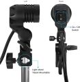 Single Studio Light Holder, Umbrella, and Light Stand Kit.