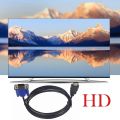 HDMI To VGA Converter Cable For PC Laptop Tablet High Resolution Adapter. 