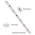 Ultra Narrow 2.7mm WS2812B LED Strip WS2812 2020 160Leds/m individually addressable Samrt RGBIC Light Tape DC5V/12V.