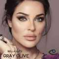 BELLA Gray Olive Elite Color Contact Lens with kit box. 