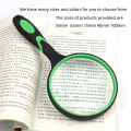 Magnifying Glass with 90mm Lens Magnifier with Non-Slip Soft Handle for Inspection. 