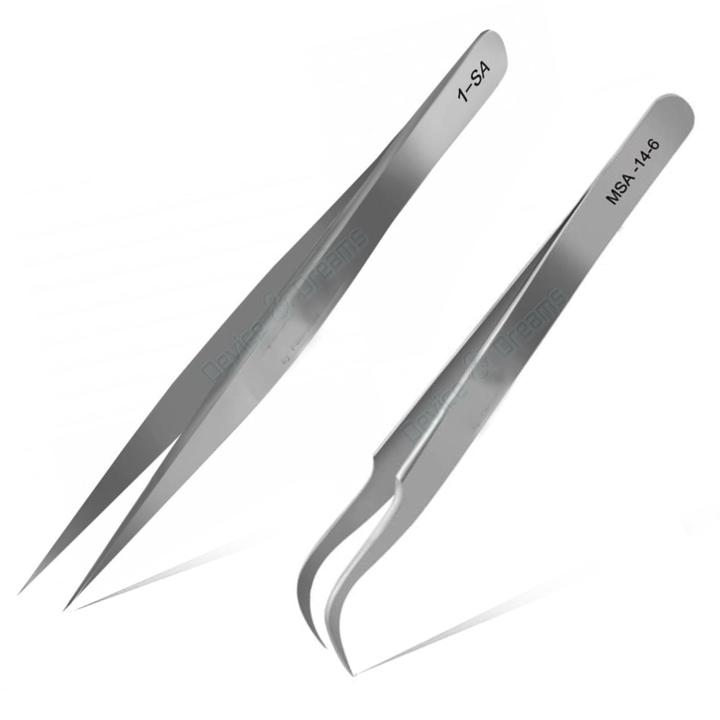 Precision%20Stainless%20Steel%20Straight%20&%20Curved%20Tweezers%20For%20Universal%20Use%20-%20Image%202