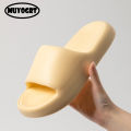 Unisex 2cm Thick Sole Anti-Skid Silent Bathroom Slippers Solid Color Home Eva Indoor Soft Shoes Couple Women Men Slippers Slides. 