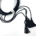1Pcs Desert Accessories Headwear Rope Man Saudi Arabic Dubai Islamic Clothing Headrope Muslim Black Egal Shemagh Shawl. 