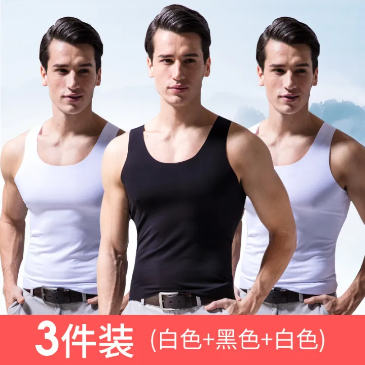 3%20Seamless%20Ice%20Silk%20Men's%20Vest%20Summer%20round%20Neck%20Exercise%20Sleeveless%20White%20Undershirt%20Men's%20Thin%20Large%20Size%20-%20Image%207