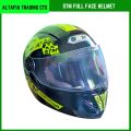 STM Stylish Full Face Motorcycle Helmet with Retro Graphic Design - L Size. 