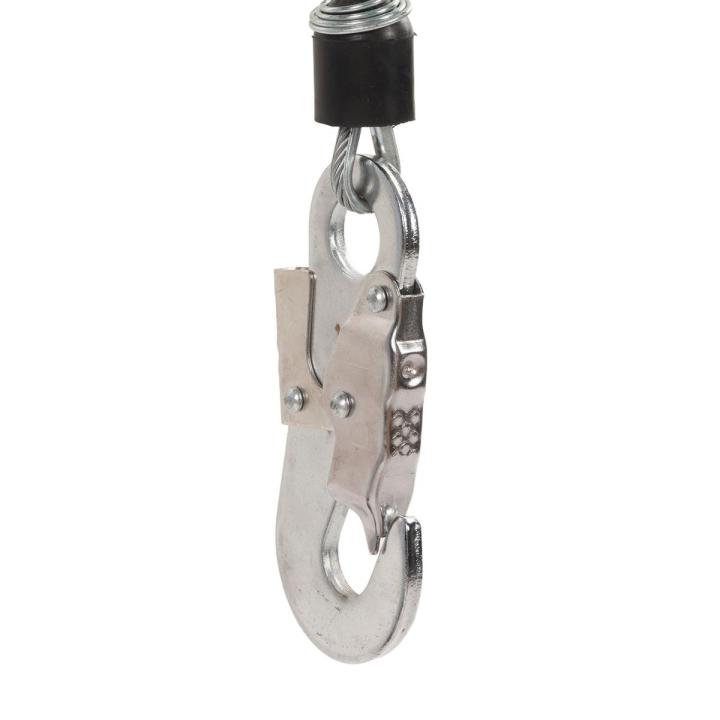 Falling Protection Rope, Multifunctional Fall Arrester Safe and Reliable with Metal Hooks for High Altitude Work