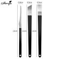 Monja 3pc Pedicure Cuticle Pusher Foot Dead Skin Remover Scraper Paronychia Exfoliating Knife Cutters Ingrown Toe Nail Care Manicure Tools.