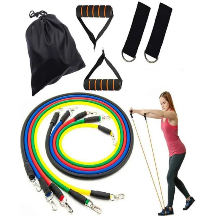 11%20Pcs%20Resistance%20Band%20Set%20With%20Ankle%20straps%20door%20strap%20and%20carrying%20bag%20-%20Image%202