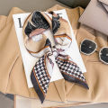 2024 Fashion Luxury Brand 70cm Silk Square Scarf Women Satin Neck Tie Female Hair Bandana Headkerchief Shawl Wrap Hijab Echarpe.