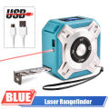 50M Laser Tape Measure Distance Meter Stainless Digital Retractable Roll Cord Rangefinder Woodworking Laser Measuring Instrument.