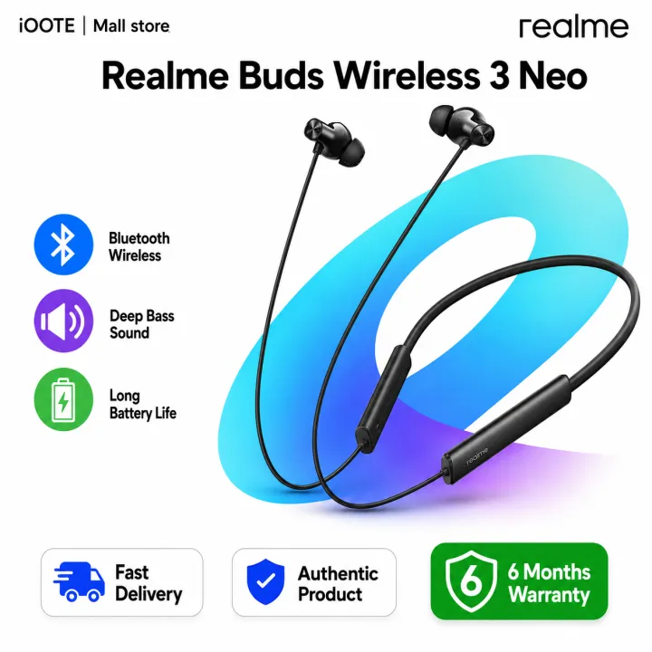 Realme%20Buds%20Wireless%203%20Neo%20Bluetooth%20Neckband%20with%2013.4mm%20Bass%20Driver,%2032H%20Playback,%20AI%20ENC%20&%2045ms%20Low%20Latency%20%7C%206%20Months%20warranty%20-%20Image%202
