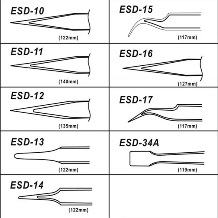Qiunery%2010PCS%20Precision%20Tweezers%20Set,%20Stainless%20Steel%20Tweezer%20Maintenance%20Tool,%20Anti-Static%20Tweezers%20For%20Eyelash%20Maintenance%20Tool,%20Electronics,%20Jewelry-making,Laboratory%20Work%20Tweezers%20Sets%20-%20Image%204