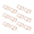 Small Paper Clips, Metal Paper Clips Light Weight 50pcs Durable  for Home for School. 