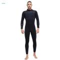 Diving Wetsuit Water Resistant Swimming Costume Thermal Full suits Swimsuits for Kayak S Male Black.