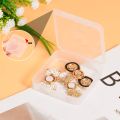 1/5/10Pairs New Sewing-free Metal Butterflies Button Skirt Pants Waist Adjustment Buckle Clothing Decoration Accessories.