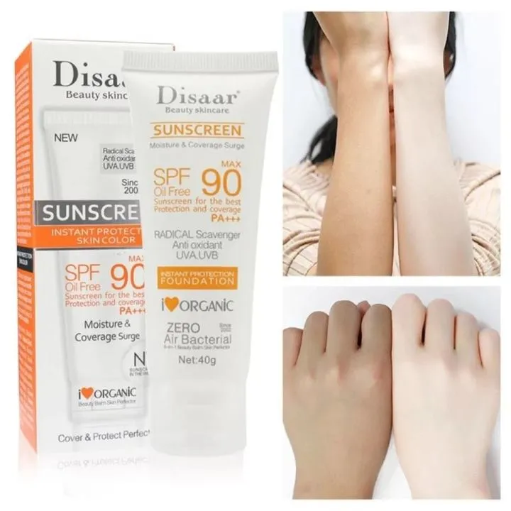 Disaar%20SPF90%20Oil-Free%20Sunscreen%20Cream%2040g%20%7C%20Instant%20Protection%20UVA%20UVB%20Foundation%20PA+++%20-%20Image%205